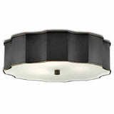 Oil Rubbed Bronze Wexford Bronze Flush Mount-Flush Mounts-Currey & Co-LOOMLAN