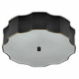 Oil Rubbed Bronze Wexford Bronze Flush Mount-Flush Mounts-Currey & Co-LOOMLAN