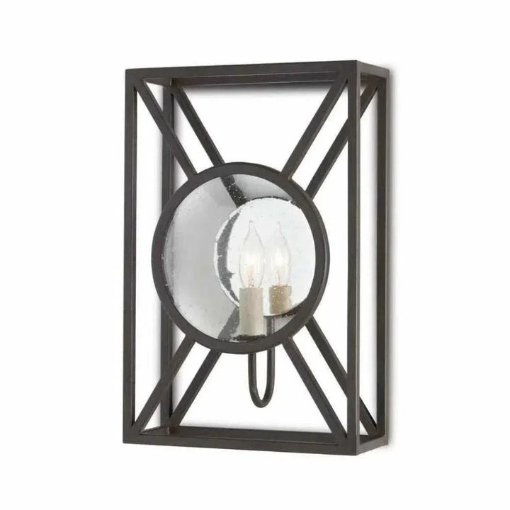 Old Iron Beckmore Black Wall Sconce Lillian August - LOOMLAN - Currey & Co - Wall Sconces