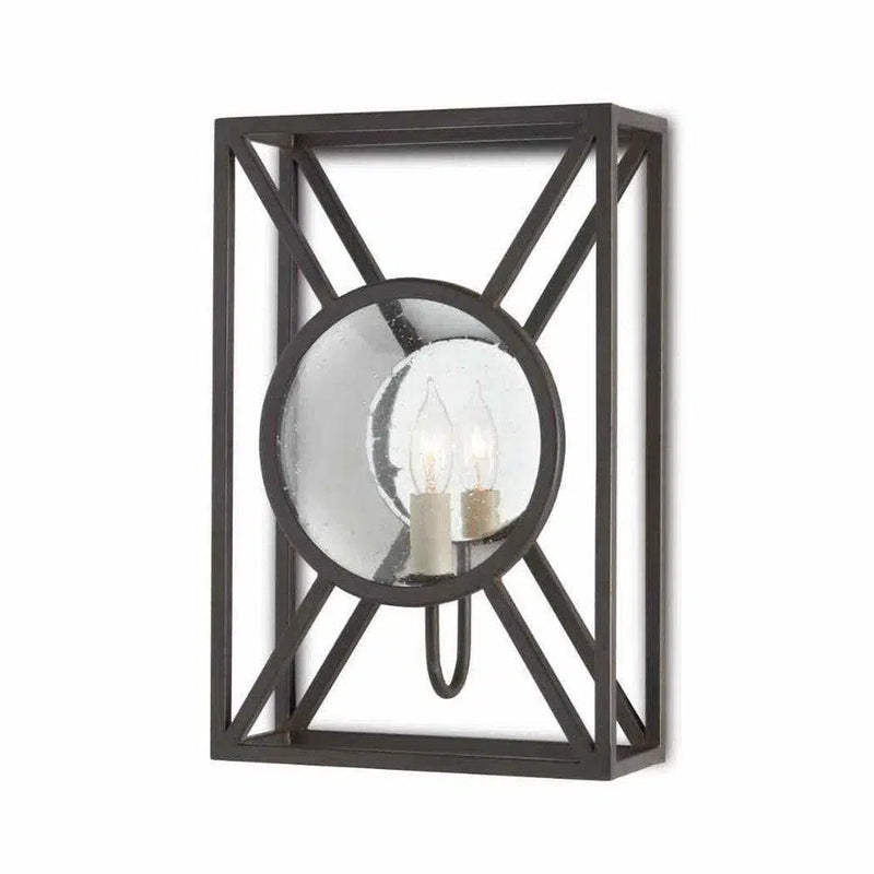 Old Iron Beckmore Black Wall Sconce Lillian August