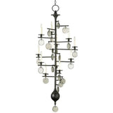Old Iron Sethos Large Chandelier Chandeliers LOOMLAN By Currey & Co