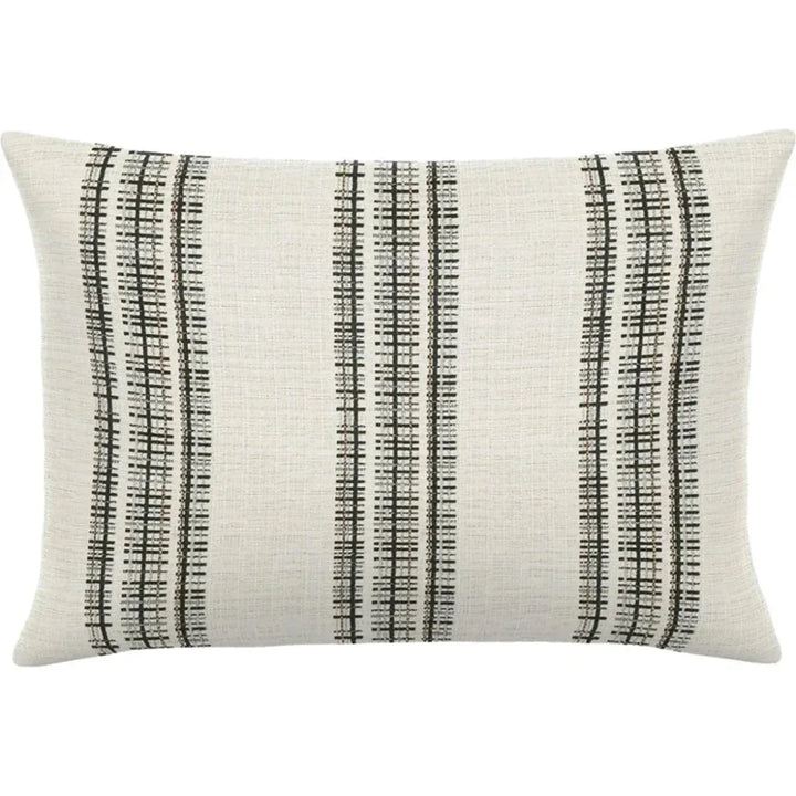 Olio Birch Handmade Outdoor Pillow-Outdoor Pillows-Earnest Collection-20"x13" Lumbar-LOOMLAN