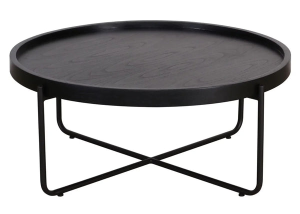 Oliver Round Coffee Table Black