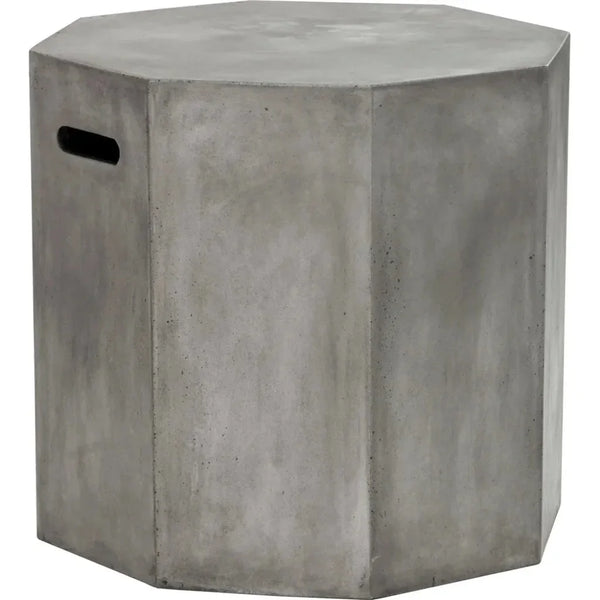 Ollo End Table Concrete For Indoor Outdoor - LOOMLAN - SUNPAN - Outdoor Side Tables