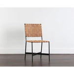 Omari Leather Armless Dining Chair 2PC