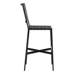 Omari Leather Unique Styled Barstool