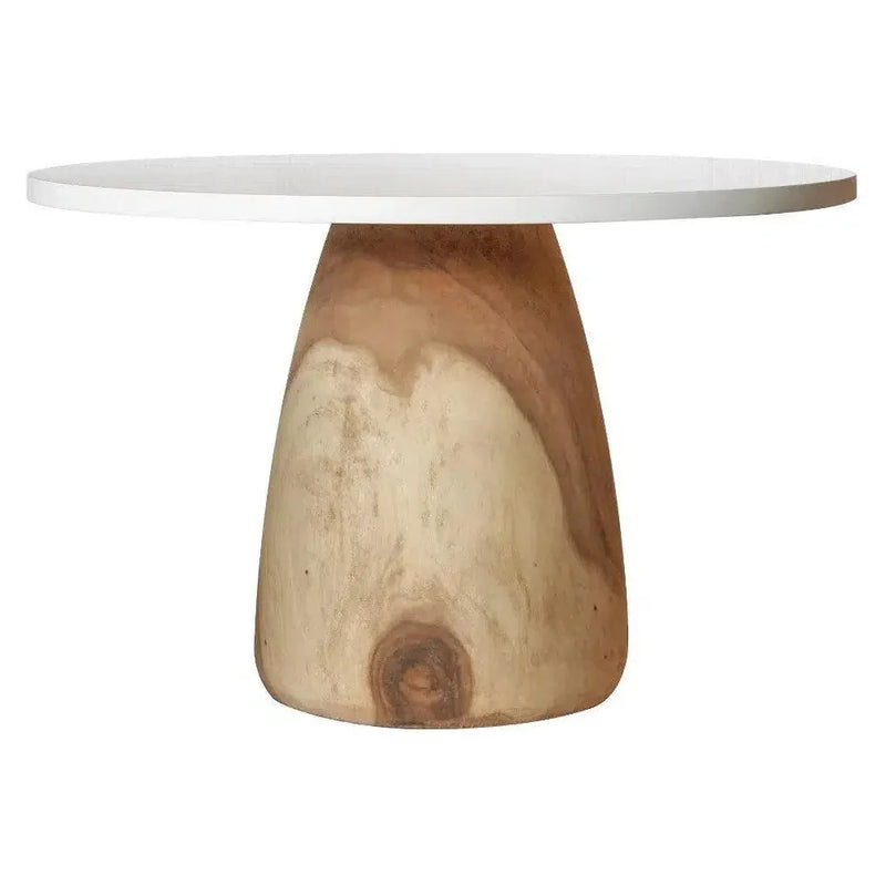 Ona Handcrafted Suar Round Dining Table