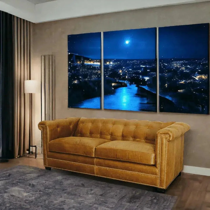 One Leather Sofa to Rule Them All, Custom Made - LOOMLAN - Uptown Sebastian - Sofas & Loveseats