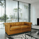 One Leather Sofa to Rule Them All, Custom Made Sofas & Loveseats LOOMLAN By Uptown Sebastian
