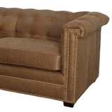 One Leather Sofa to Rule Them All, Custom Made Sofas & Loveseats LOOMLAN By Uptown Sebastian