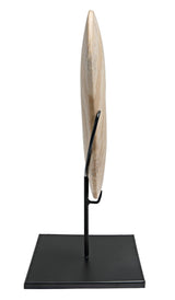 Onyx On Stand Onyx Large Sculpture-Statues & Sculptures-Noir-LOOMLAN