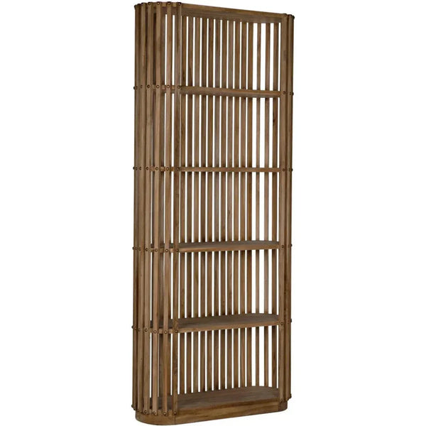 Small Opal Bookcase, Teak - LOOMLAN - Noir - Bookcases