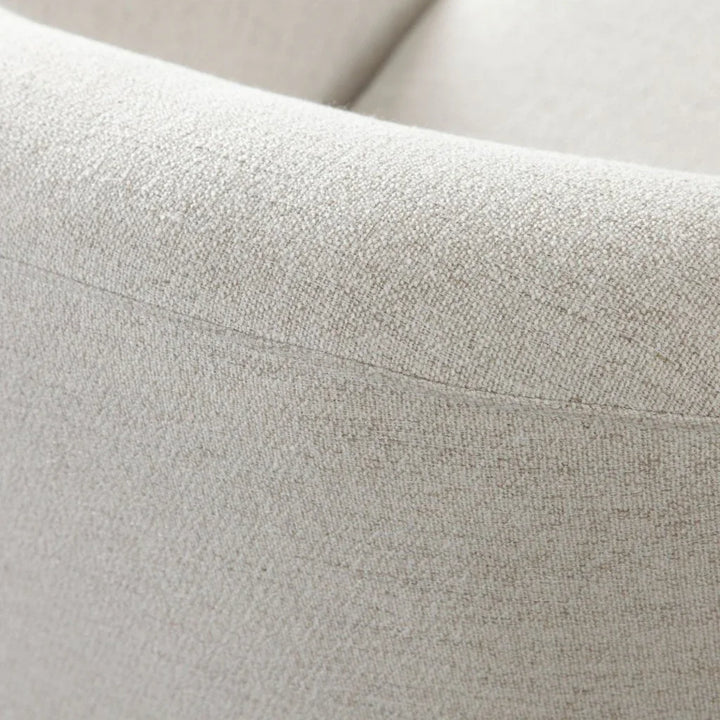 Opal Oat Fabric Swivel Contoured Arm Chair - LOOMLAN - Diamond Sofa - Club Chairs