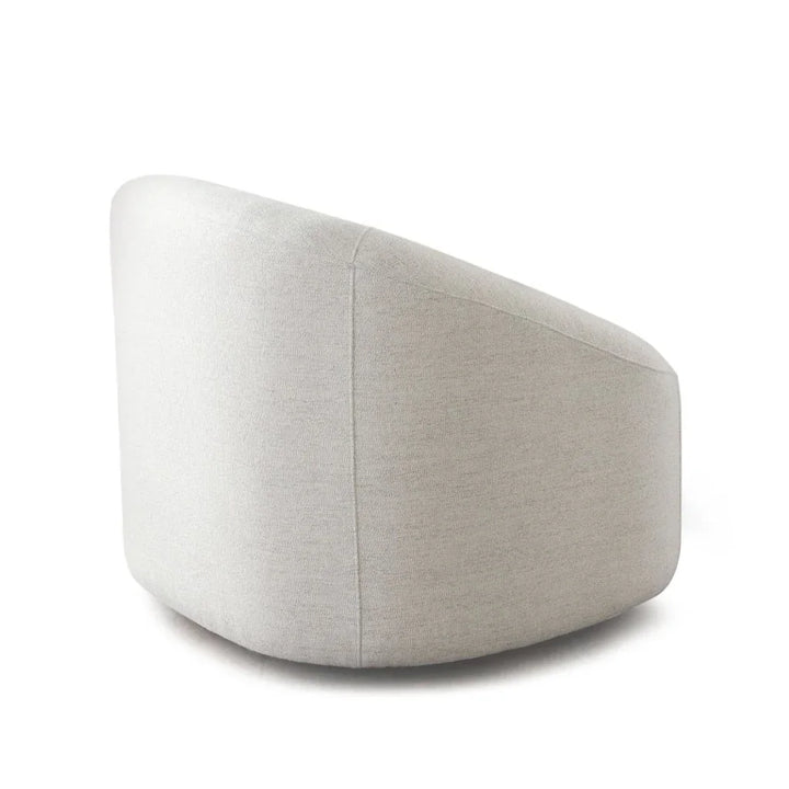 Opal Oat Fabric Swivel Contoured Arm Chair - LOOMLAN - Diamond Sofa - Club Chairs