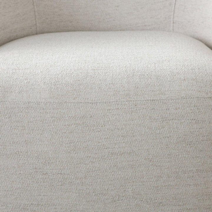 Opal Oat Fabric Swivel Contoured Arm Chair - LOOMLAN - Diamond Sofa - Club Chairs