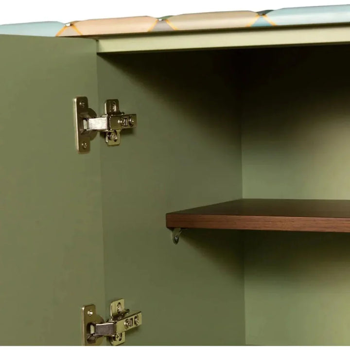 Opaque Rainbow Diamond Wood Credenza - LOOMLAN - Victor Betancourt - Sideboards