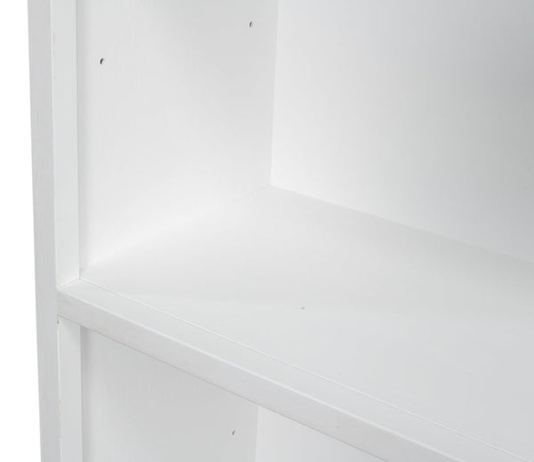 Open Shelf Bookcase Cortina White-Bookcases-Sarreid-LOOMLAN