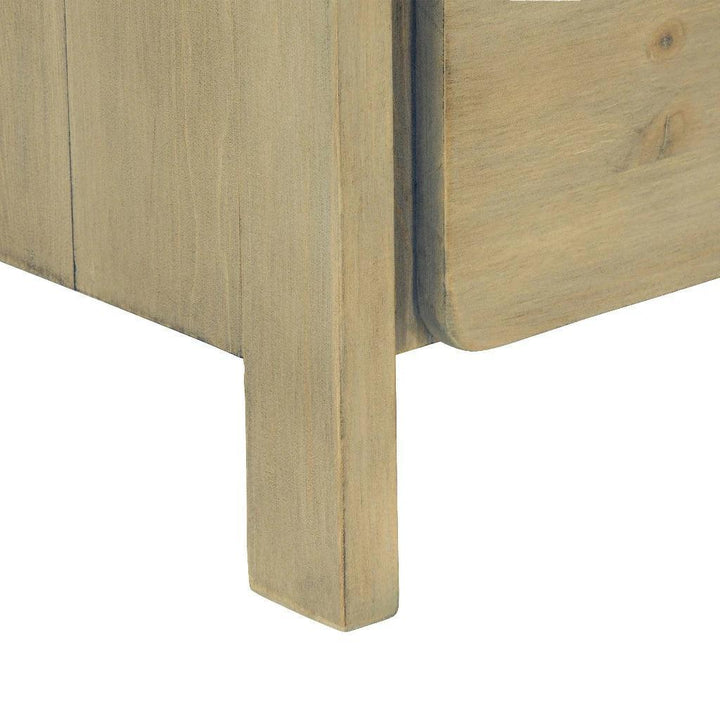 Opera Minimalist Wooden 2 Drawer Nightstand - LOOMLAN - LH Imports - Nightstands