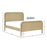 Opera Wooden Framed Stylish Bed-Beds-LH Imports-LOOMLAN