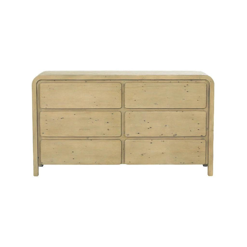 Opera Wooden Modern 6 Drawer Dresser