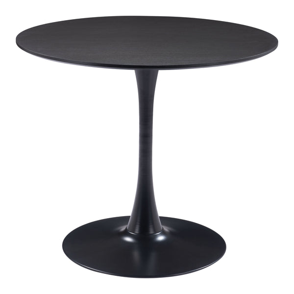 Opus Dining Table Black-Dining Tables-Zuo Modern-LOOMLAN