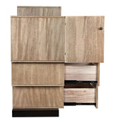 Order Wood Brown Cabinet-Accent Cabinets-Noir-LOOMLAN