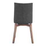 Orebro Dining Chair (Set of 2) Graphite Dining Chairs LOOMLAN By Zuo Modern