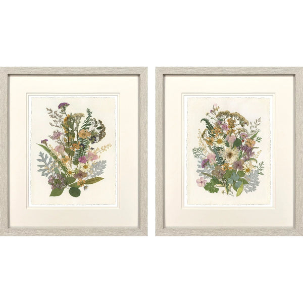 Organica Bouquet Green Framed Wall Art 2PC