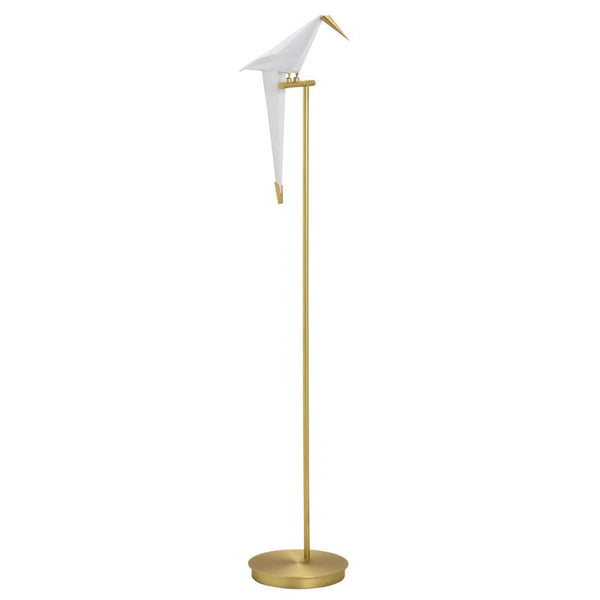 Origami Bird Metal Floor Lamp-Floor Lamps-Chelsea House-LOOMLAN