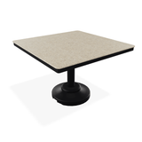 42" Square Origins Table with 80 lbs Pedestal Base