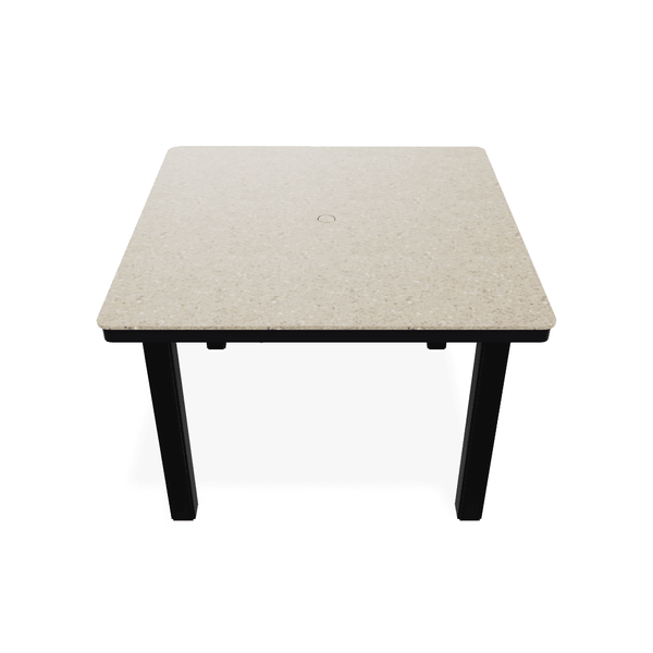 42" Square Origins Table With Umbrella Hole