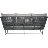 Orion 3 Seat Sofa - Dark Pebble Outdoor