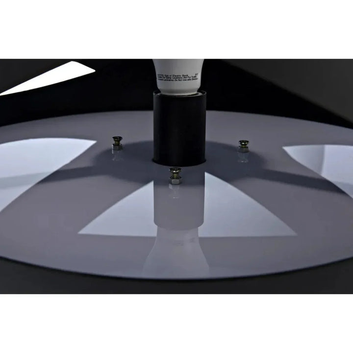 Orion Steel and White Marble Floor Lamp-Floor Lamps-Noir-LOOMLAN