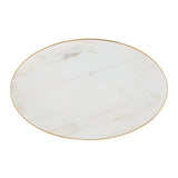 Orla Gold Leaf Finish Marble C Table