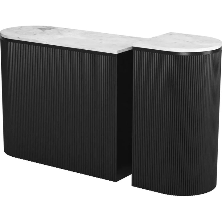 Ormara Console Table Set (2 - Piece) White & Black - LOOMLAN - Zuo Modern - Console Tables