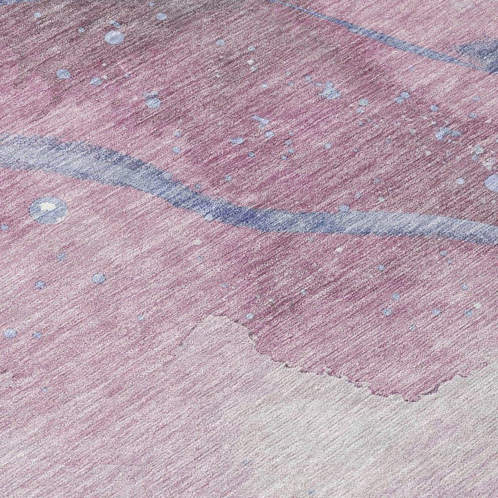 Ornitha Pink Washable Indoor - Outdoor Rug - LOOMLAN - LOOMLAN Rugs - Outdoor Rugs