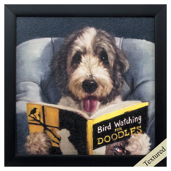 Ornithology for Doodles Neutral Framed Wall Art