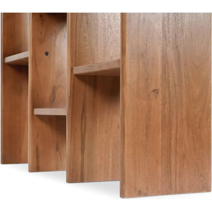 Orson Wood Brown Etagere-Etageres-Moe's Home-LOOMLAN