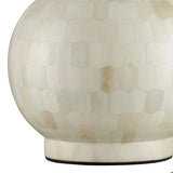 Osa Elegant Ivory Design Table Lamp-Table Lamps-Currey & Co-LOOMLAN