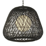 Osbert Iron Framed Black Pendant