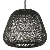 Osbert Iron Framed Black Pendant