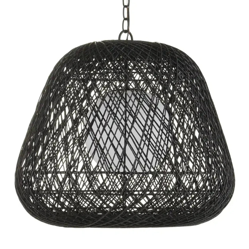 Osbert Iron Framed Black Pendant