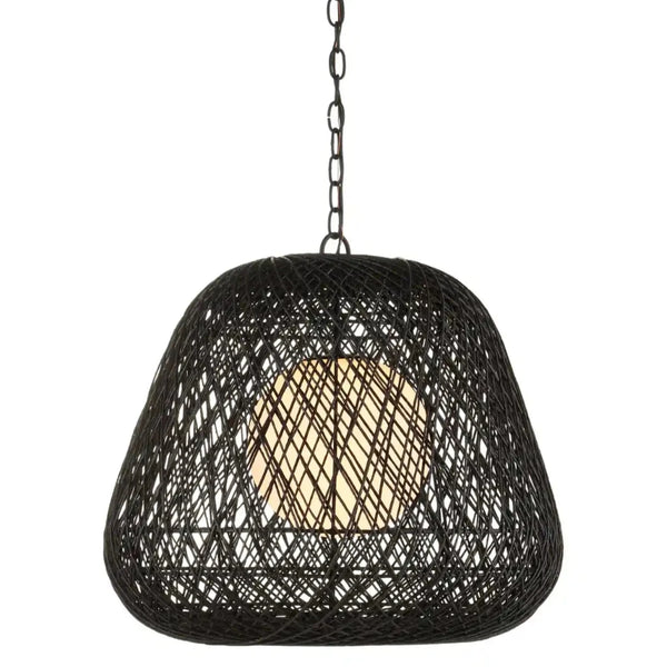 Osbert Iron Framed Black Pendant