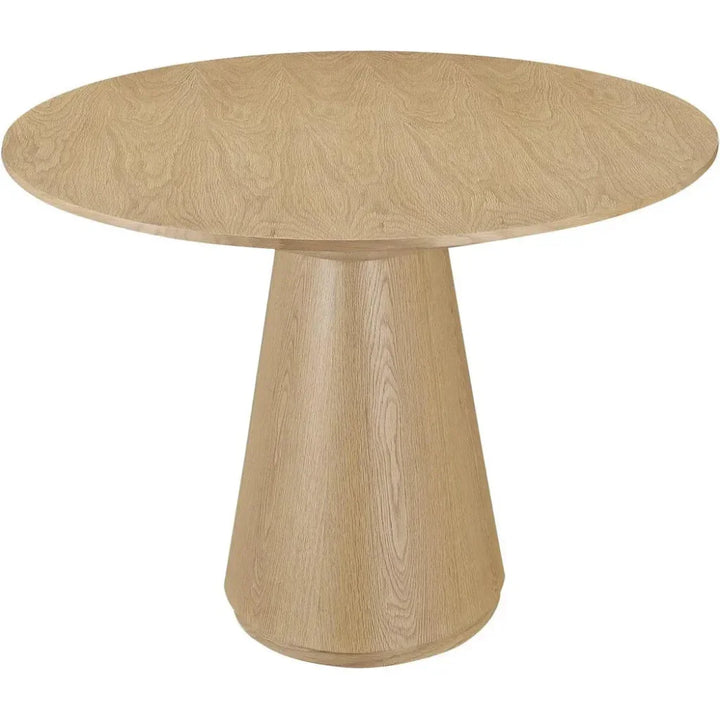 Oval Dining Table with Oak Veneer | LOOMLAN