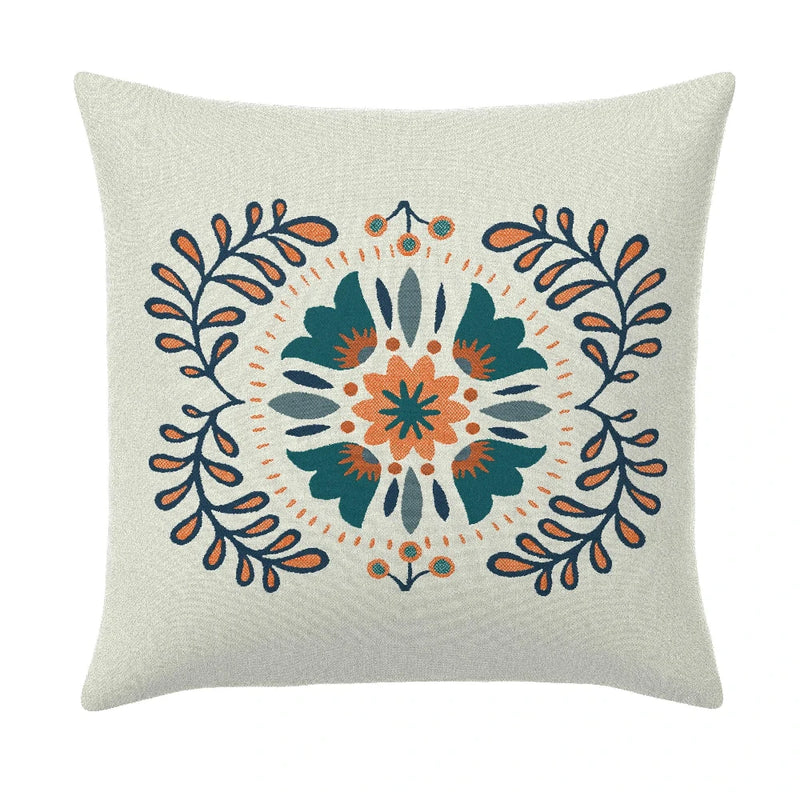 Otomia Medallion Resort Outdoor Pillow-Outdoor Pillows-Earnest Collection-LOOMLAN