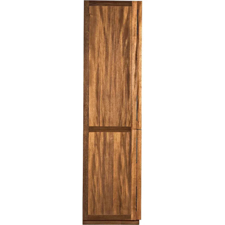 Otto Hutch Walnut Tall Bookcase Cabinet - LOOMLAN - Noir - Bookcases