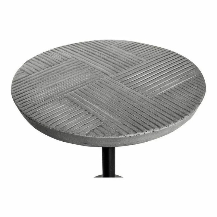 Outdoor Accent Table Grey - LOOMLAN - Moe's Home - Outdoor Side Tables