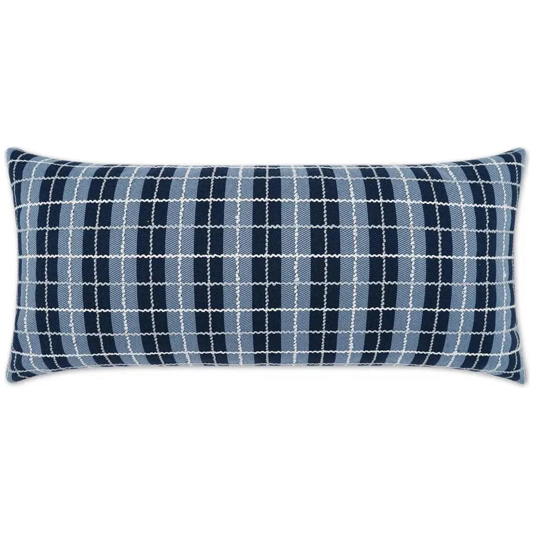 Outdoor Ando Lumbar Pillow - Azure