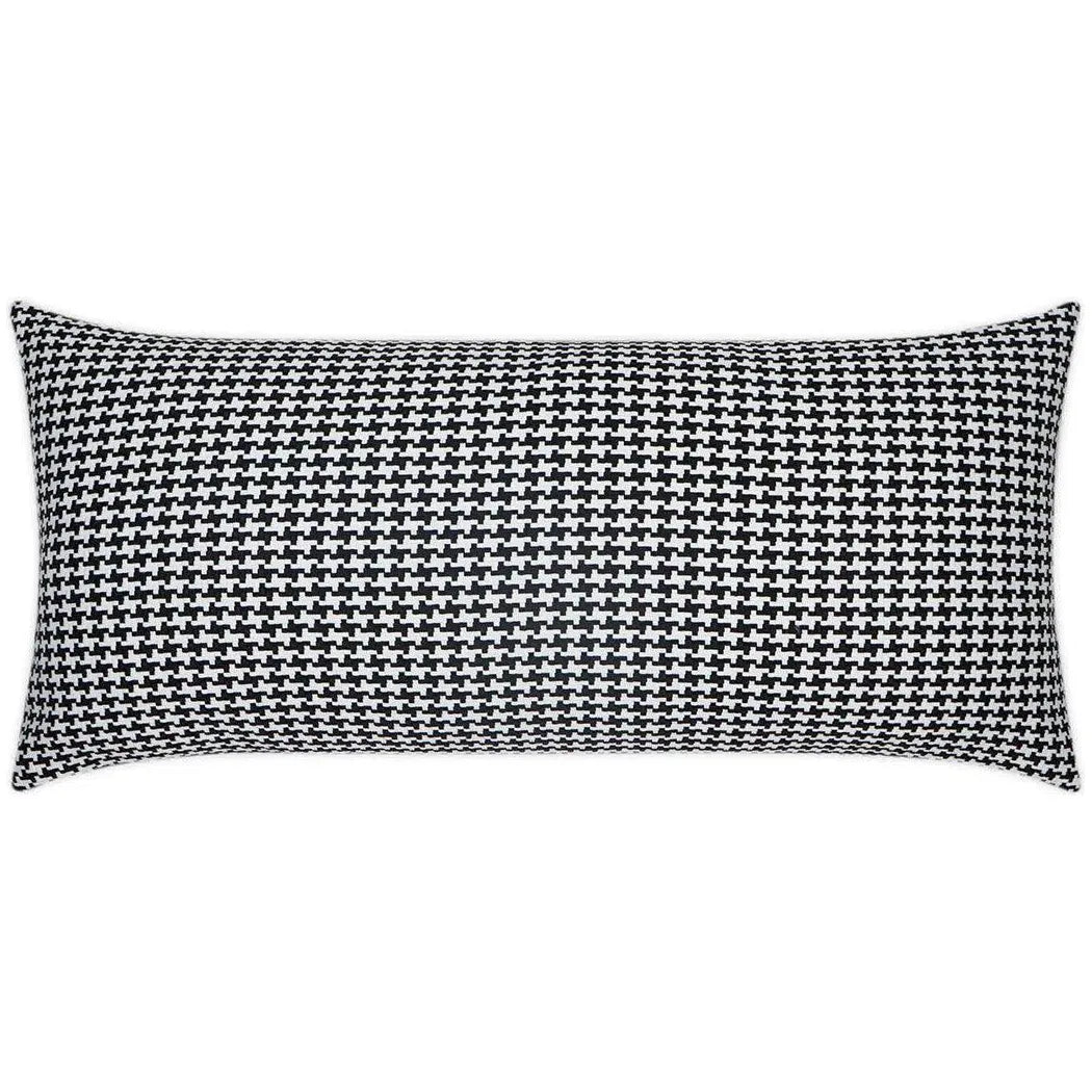 Outdoor Bedford Lumbar Pillow - Black