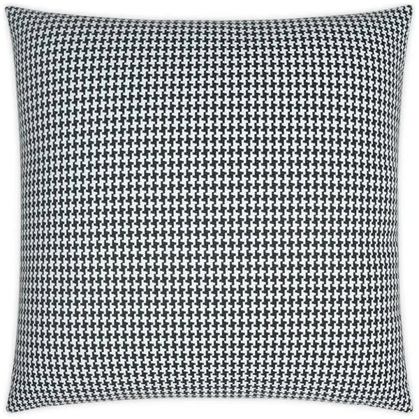 Outdoor Bedford Pillow - Black-Outdoor Pillows-D.V. Kap-LOOMLAN